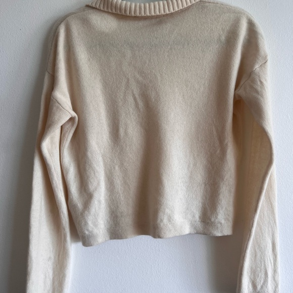 Everlane Cream Wool Blend Sweater - Picture 2 of 5